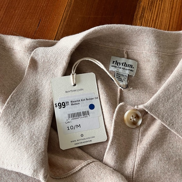 Rhythm Knit Romper NWT - Picture 3 of 5